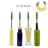Long Bottle Brush, Cleaning for Wine Beer Vase Olive Narrow Neck Brewing Bottles, 16 inch