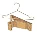 ShinyMax Gold Coat Hangers Standard Clothes Hangers with Notches Decorative Metal Hangers with Bar Non Slip Anti-Rust Heavy Duty Hangers Ideal for Suits Garments Sweater Shirts,10 Pack,42CM
