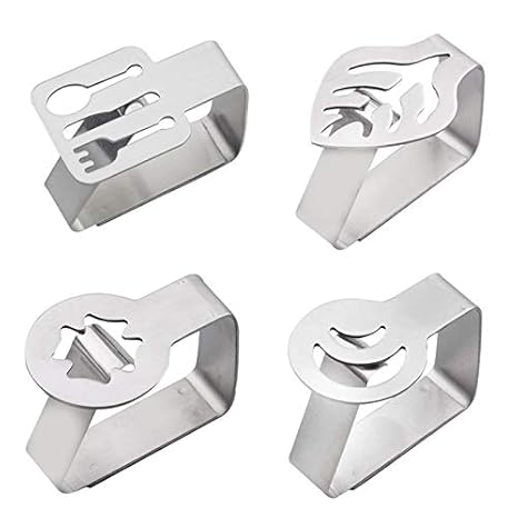 Amazon Com Lepohome 4 Pack Decorative Stainless Steel Picnic