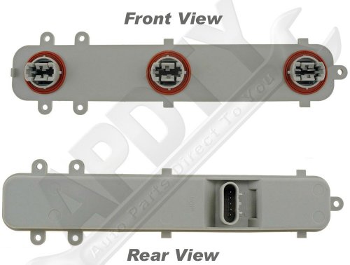 APDTY 034110 Tail Lamp Light Bulb Circuit Board Fits Rear Left (Driver Rear) Or Right (Passenger Rear) 2002-2008 Chevrolet Trailblazer (Replaces GM 15131578, 15131579, 16525938, 16532713)