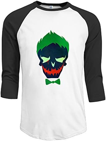Men Suicide Squad-Joker Vintage Baseball Tees