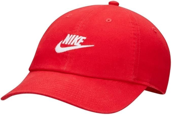 Nike Rise Structured SwooshFlex Unisex Futura Cap (University Red