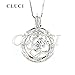 NY Jewelry 925 Sterling Silver CZ Rose Cage Pendants for Pearl, Pearl Cages for Pearl DIY Jewelry Making