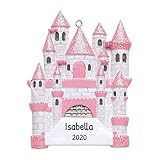 Personalized Castle Christmas Tree Ornament 2020