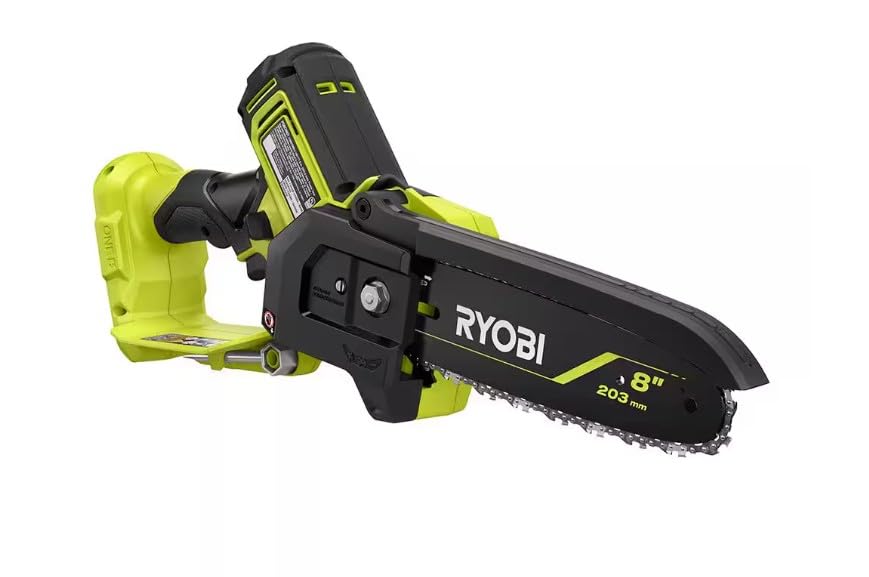RYOBI 18V Brushless 8-Inch Compact Pruning Chainsaw Review: Best Mini Chainsaw for Backyard Trimming