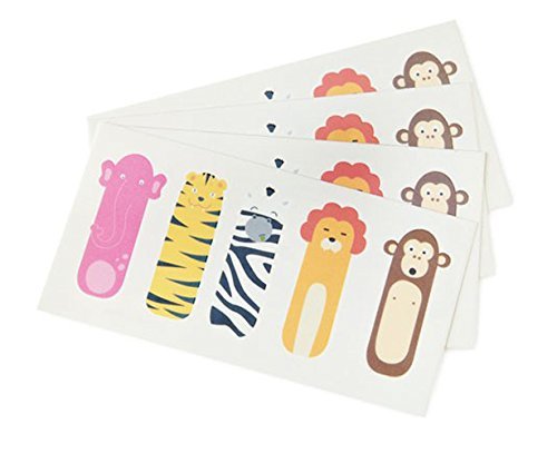 Finger Temporary Tattoos Set, Fairy & Safari (40 tattoos)