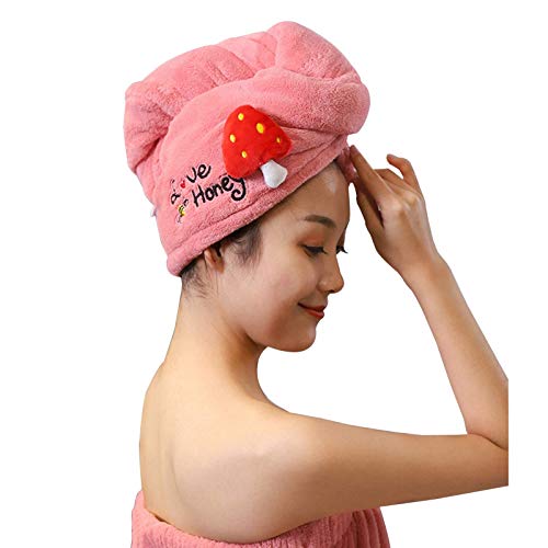 Blow dry hair cap Hat cap Hair Towel Wrap, Super Absorbent Hair Drying