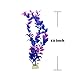 Pawliss Aquarium Decor Fish Tank Decoration Ornament Artificial Plastic Plant Purple 12inch 3 Pack 3Pcs
