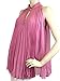 Gucci Women's Pink Silk Buttons Pleated Halter Top 307275 (42)