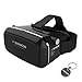 Tobias 3D VR Glasses 360° Viewing Immersive Virtual Reality Headset for 3D Movies Video Games, Compatible with iPhone 7 Plus/ 6s Plus Samsung Galaxy Series and Other Smartphon9Black0e