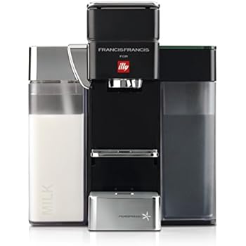 Francis Francis for Illy Y5 Milk Espresso and Coffee Machine Black