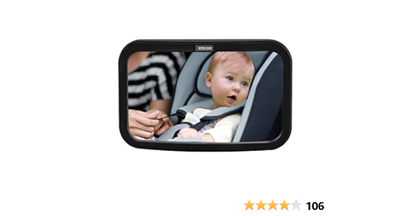 adjustable back seat baby safety mirror