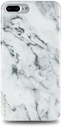 FELONY CASE iPhone 7+/iPhone 8 Plus Case, White Polished Marble Sleek Stylish Protective Case for iPhone 7+/iPhone 8 Plus Case (5.5 inch) (White Polished Marble)