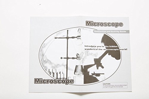 Microscope Kit with 6 Magnifications 50x to 1200x, Includes 37 - Piece Accessory, Smartphone Adapter, Handy Storage Case (5 Bonus Animal/Plant Sides) (37 - Piece Accessory Set ONLY)
