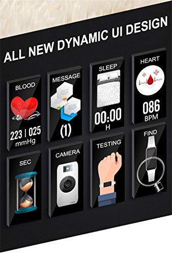 LiPing H8 Color Screen Blood Pressure/Heart Rate Monitor Smart Bracelet Watch Pedometer (Rose Gold)