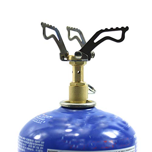 Hongxin ltralight Portable Outdoor Backpacking Camping Stoves with Piezo Ignition,Outdoor Fold Camping Oven Gas Stove