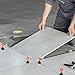 Tiles Leveling System Kits 50 PCS 2mm Tile Spacer 100 PCS, DIY Tiles Leveler Spacers with Wrench, Reusable Flooring Level Tile levellers, Wall & Floor Construction Tools By Tanek
