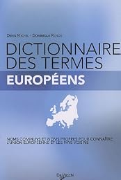 Dictionnaire des termes européens