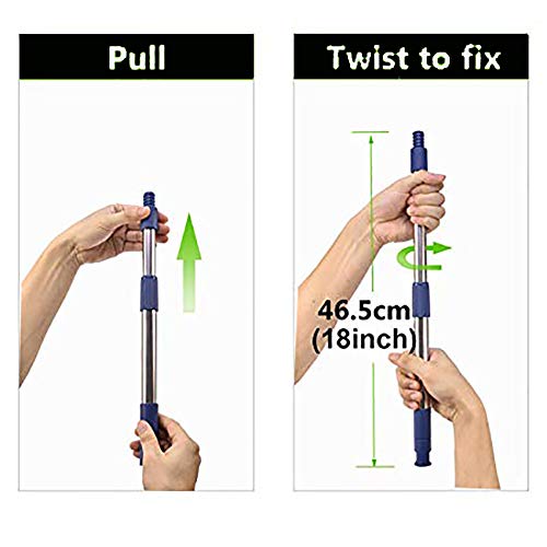 Paint Roller Brush Tools Set Wall Printing Brush kit with Paint Runner Pro, Wall Printing Brush, Smart Paint Roller Applicator for Painting Walls and Ceilings for Home Office Room (6pcs Blue)