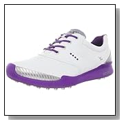 Purple Shoes For Women ECCO Women's Biom Hybrid Saddle Golf Shoe