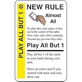Fluxx Play All But 1 Promo Game Card (NEW RULE) Works with All Fluxx Games!