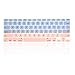 TOP CASE - Faded Ombre Keyboard Cover Skin Compatible with MacBook 13