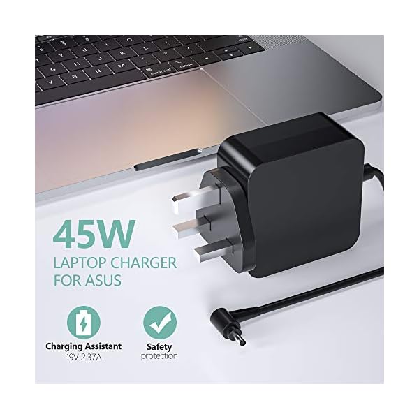DEYEE 45W Laptop Charger for ASUS 14 15 17 X200CA X441SA X540UA X540S X540LA X541UA X553M X556U UX303 UX305F C202SA C300 E203M E402SA S200E S410UA L402na L403sa Taichi 21 31 TX201LA,ASUS Power Supply - Image 7