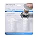 PretiHom Universal Bathtub Drain Hair Catcher Stand-Up Shower Stall Drain Protector/Strainer/Snare 2 Pack