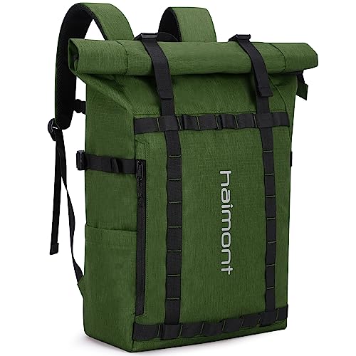 Haimont Rolltop Backpack Commuter Carry Backpack