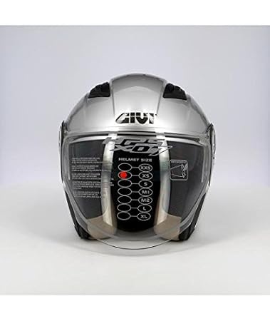 XS Casco Adulto Argento laccato Unisex Givi HPS X07C Comfort Caschi Jet e  Demi-Jet berjaya.edu.my