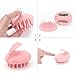 Electric Scalp Massager for Hair Growth, Electric Cute Rabbit Head Massager Shampoo Massage Comb Scalp Massager Vibrating Brush (Pink)
