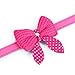 Bestpriceam (TM) Hot Cute Knit Bowknot Adjustable PU Leather Dog Puppy Pet Collars Necklace Hot Pink
