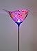 Russco III GS135452 Solar Powered LED Glass Bird Garden Stake, Red
