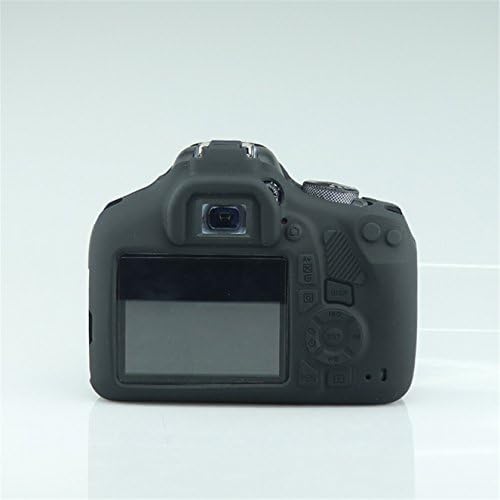 FNSHIP Professional Soft Silicone Rubber Camera Protective Cover Case Skin For Canon EOS 1300D Digital SLR Camera-Black