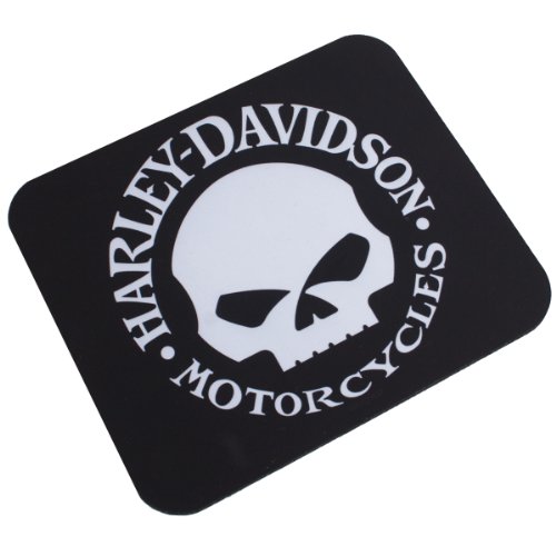 Harley-DavidsonÂ® Skull Hub-cap Mouse Pad. MO102930