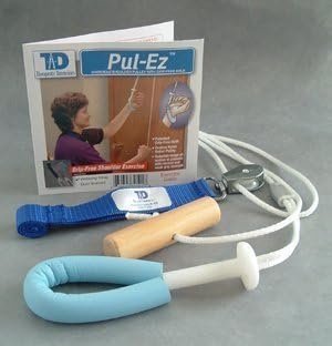 Rangemaster Pul-EZ? Pull-Easy Shoulder Pulley w/ Grip-Free Hold - Thera-Loop Anchor by Therapeutic Dimensions