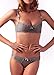 Ruzishun Women's Push Up Bra Set Soft Cup Lace Underwear Set (Gray, 38C)