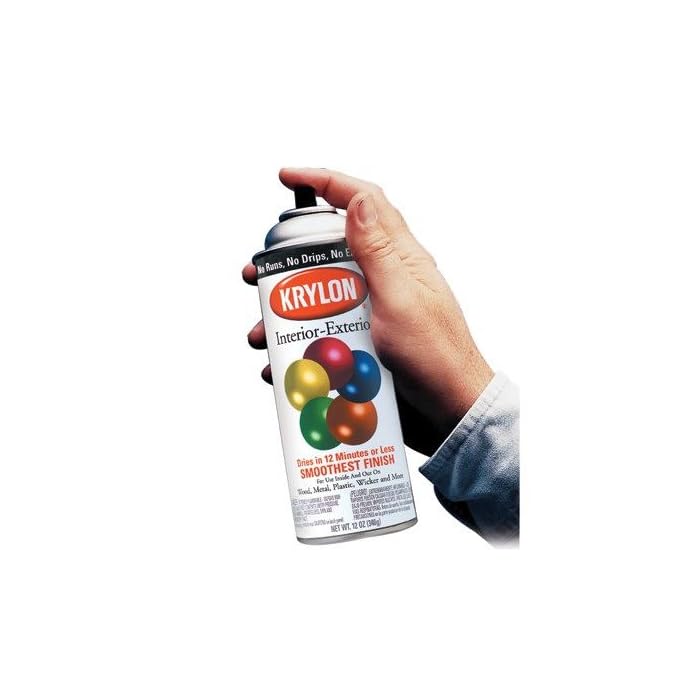 Buy Krylon Industrial 5Ball 00586 White SemiGloss Acrylic Enamel