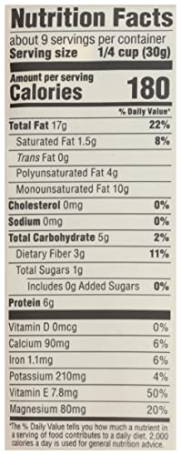 365 BY WHOLE FOODS MARKET, ORGANIC ROASTED UNSALTED ALMONDS, 10 OUNCE