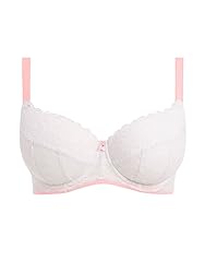 Freya Women's Offbeat Underwire Padded Half Cup White