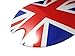 Ultra Thick Red Blue Union Jack Flag Plastic Vinyl Sticker For Mini Cooper Gas Cap Cover
