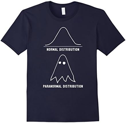 Mens Maths &amp; Statistics Shirt | Funny Ghost Tee XL Navy