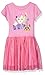 JoJo Siwa Girls' Little Besties Emoji JoJo Bow Siwa Tutu Dress with Tulle Skirt, Pink/Hot Pink, MD-7/8
