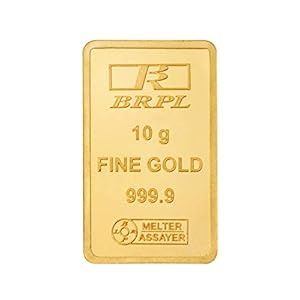 Bangalore Refinery 24k (999.9) 10 gm Yellow Gold Bar