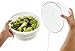 Ozeri Italian Made Fresca Salad Spinner and Serving Bowl, BPA-Free, Green, 4.4 qt