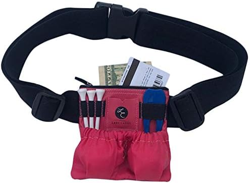 Lady Caddy – Golf Accessory Bag on a Belt – Pouch Holds Golf Balls, Tees, Divot Fixer, Ball Marker & More Lady Caddy – Golf Accessory Bag on a Belt – Pouch Holds Golf Balls, Tees, Divot Fixer, Ball Marker & More