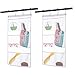 2 Pack Hanging Mesh Shower Caddy Organizer With 6 Pockets, Shower Curtain Rod/Liner Hooks Bathroom Wall Door Organization, Dorm Space Saving, Bathroom Accessories, Bath Toy Organizer Kids With 4 Rings - By -Angla