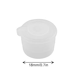 JCBIZ 24pcs Press in Bottle Adapter with Lid 18mm