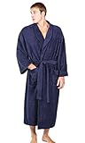 Men's Terry Cloth Bathrobe Robe (EcoComfort) Luxury Gifts for Him MB0101