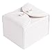 Vlando Akoya Two-Tier Small Jewlery Box, Daily Wearing Jewelries Organizer, Travel Accessories - White